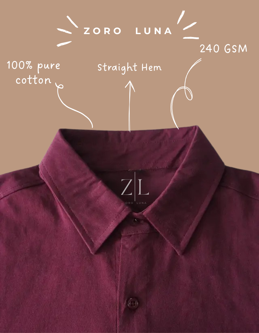 ZoroLuna Drift Cotton Oversized shirt