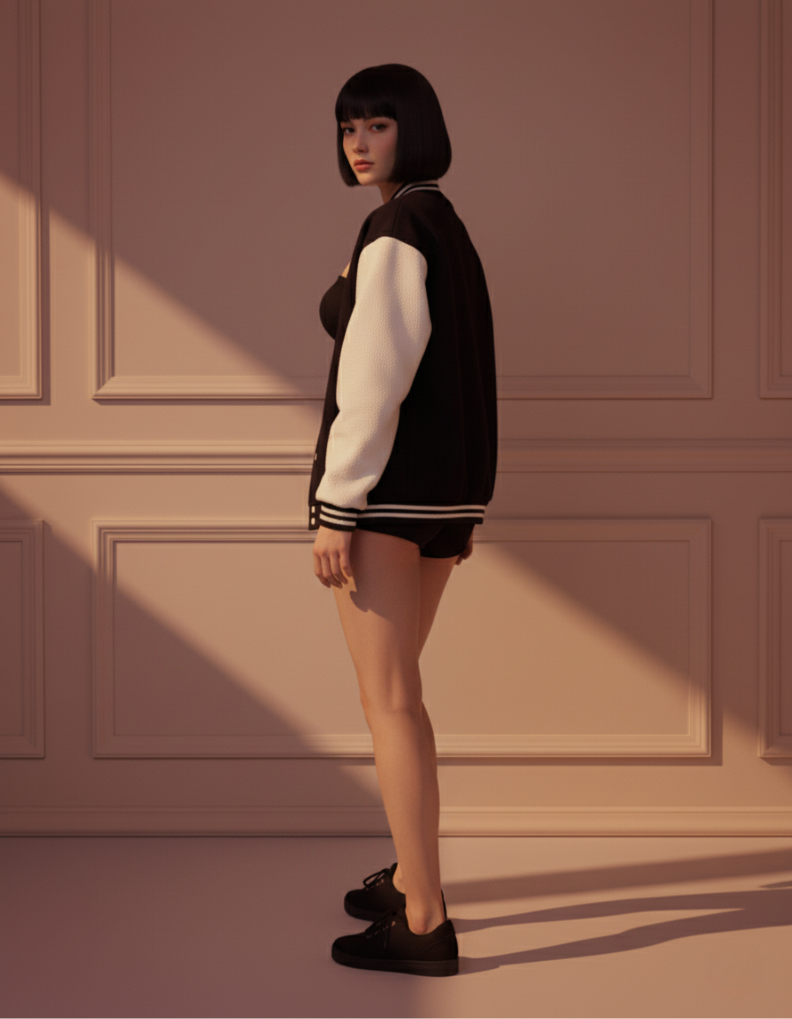 ZoroLuna Axis Varsity Jacket (PLAIN)