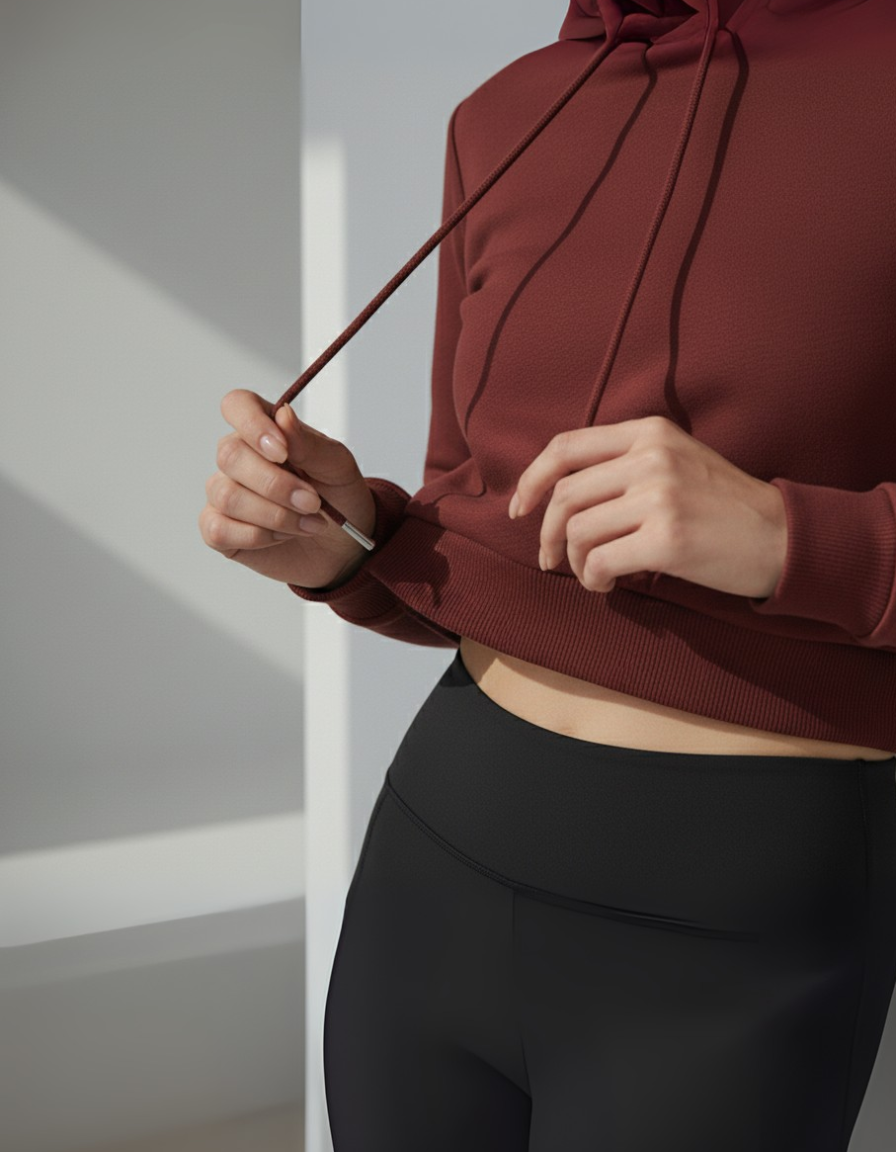 ZoroLuna Eclipse Cropped Hoodie