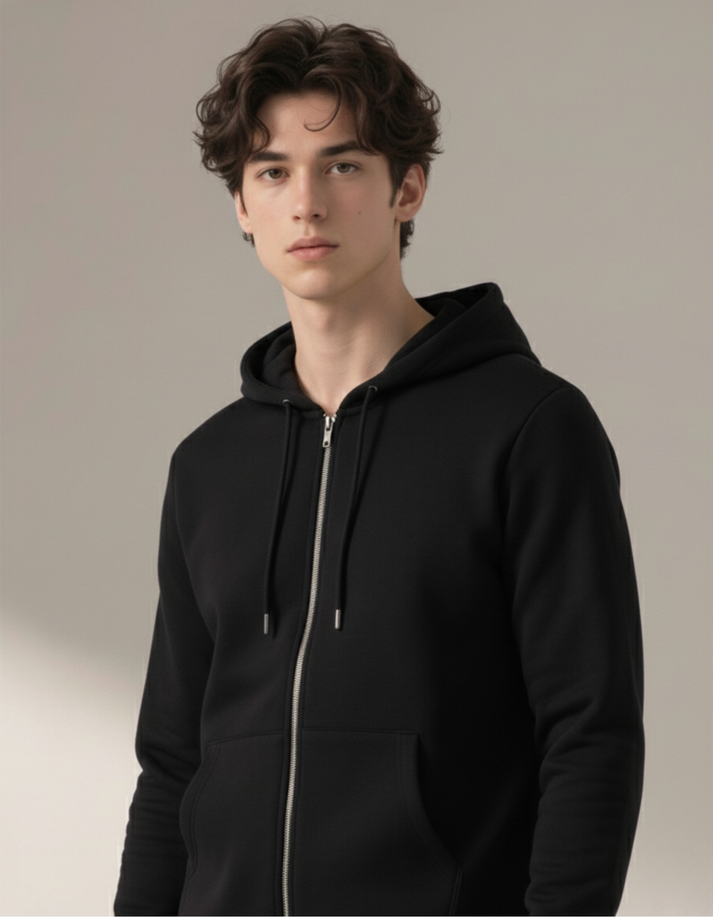 ZoroLuna Axis Minimal Zip Hoodie