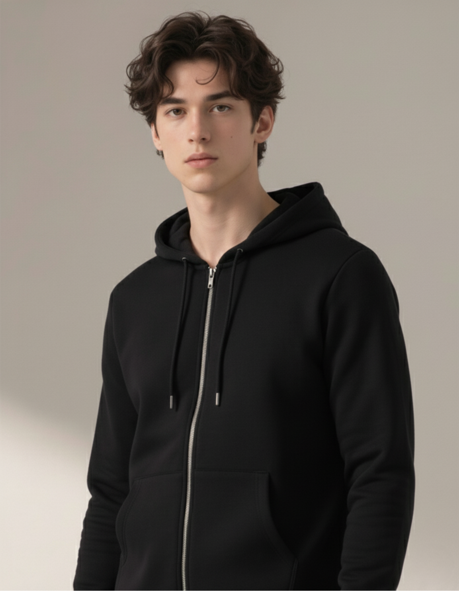 ZoroLuna Axis Minimal Zip Hoodie