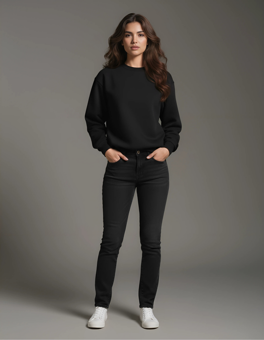 ZoroLuna Core Minimal Oversized Sweatshirt women