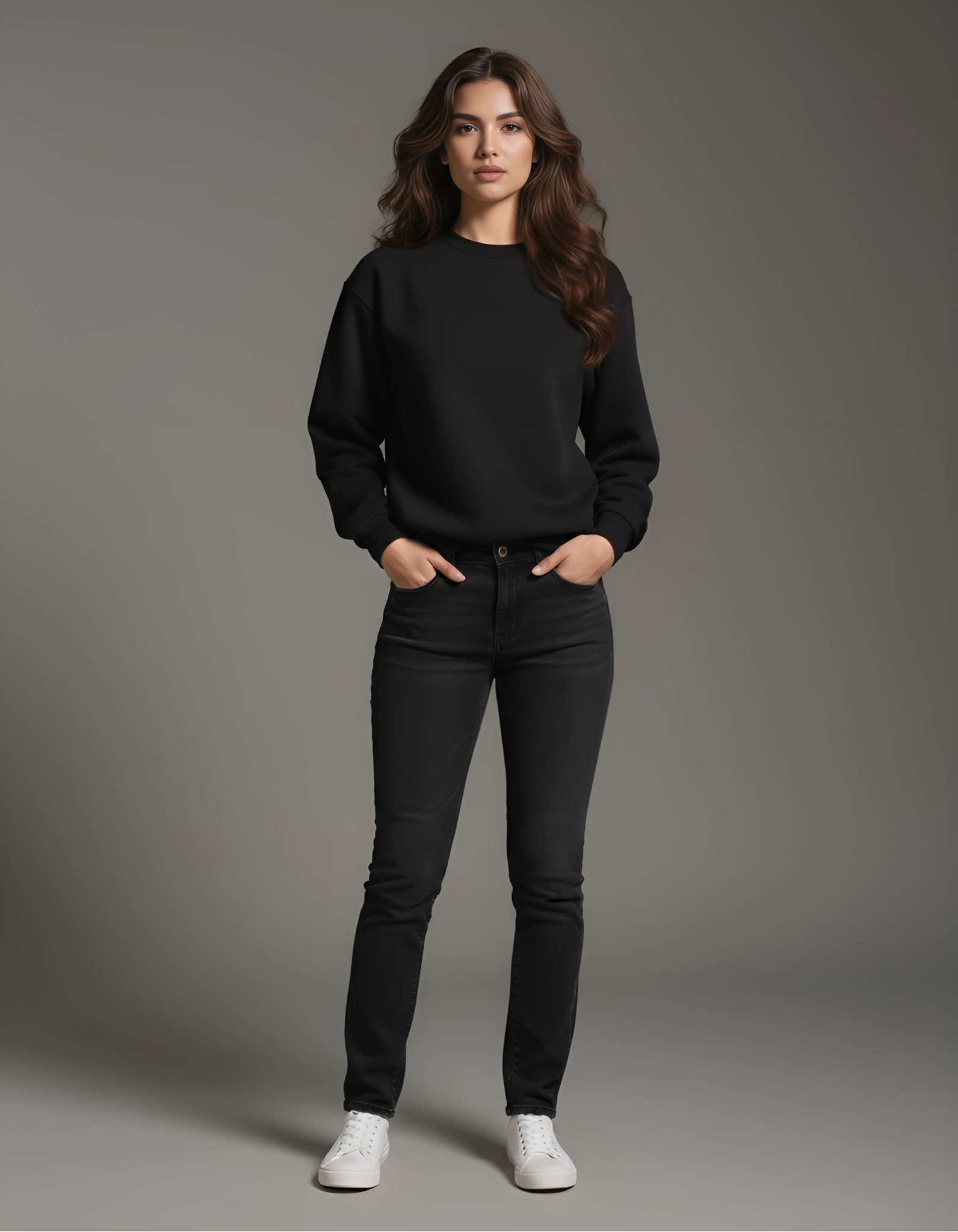ZoroLuna Core Minimal Oversized Sweatshirt women
