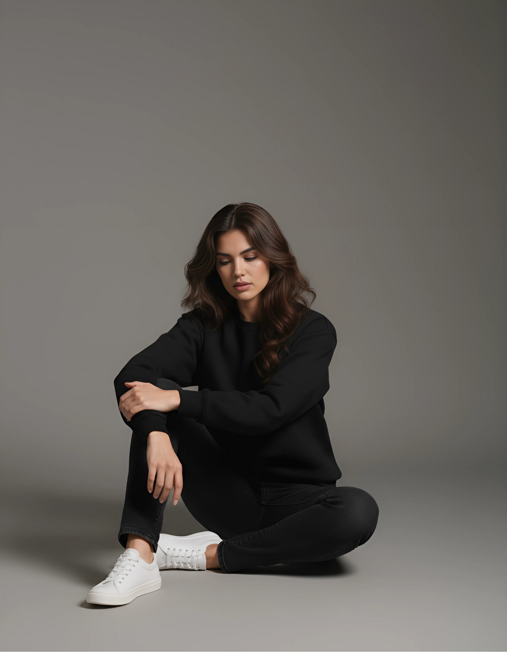 ZoroLuna Core Minimal Oversized Sweatshirt women