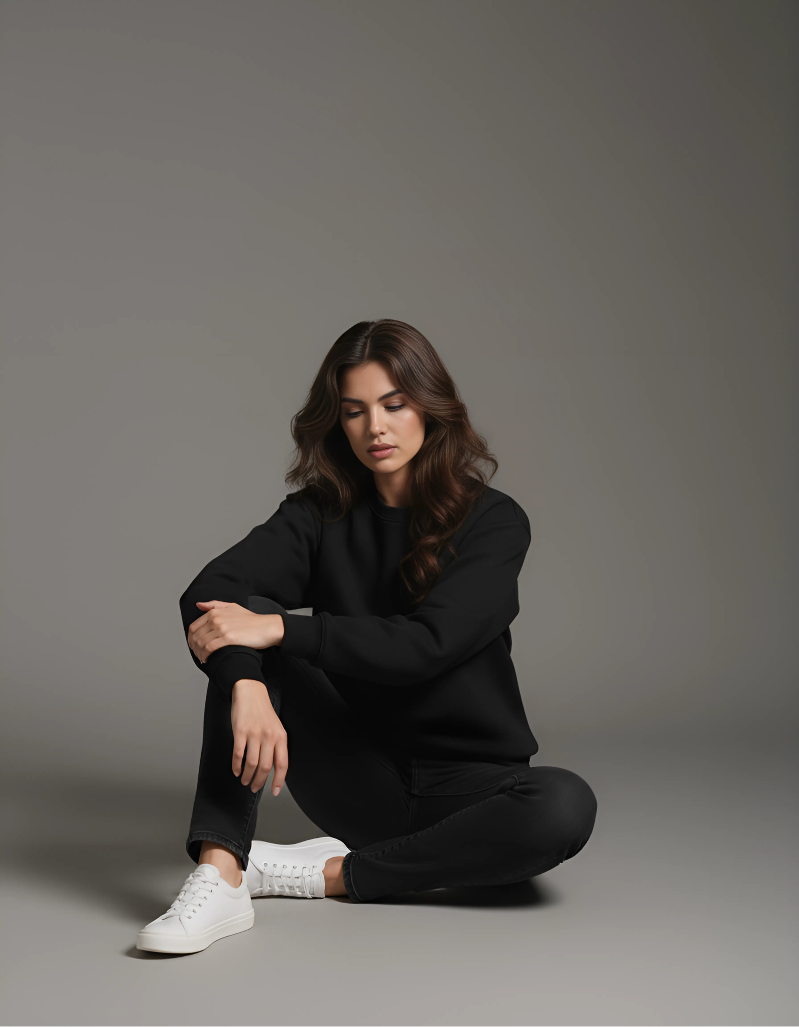 ZoroLuna Core Minimal Oversized Sweatshirt women