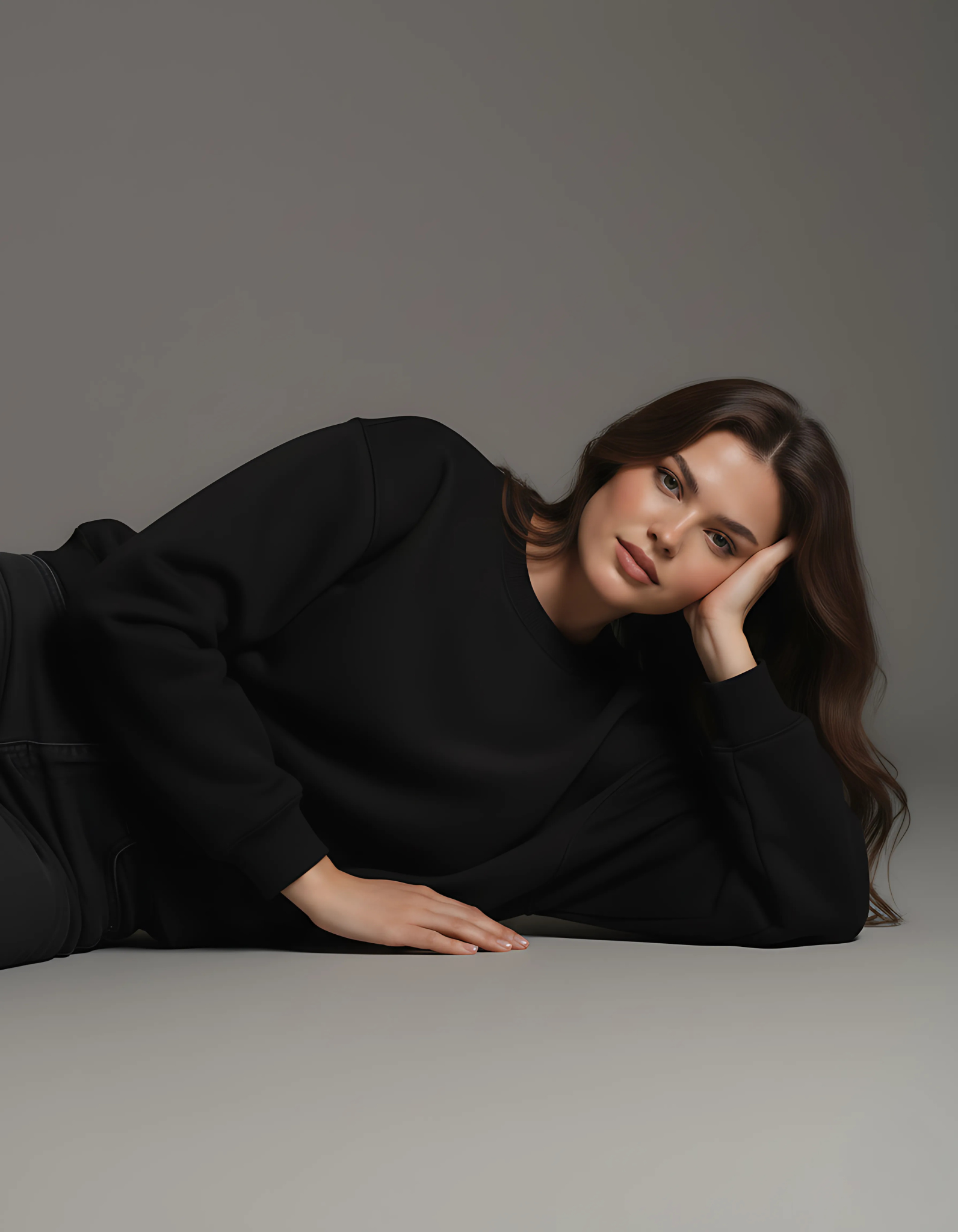 ZoroLuna Core Minimal Oversized Sweatshirt women