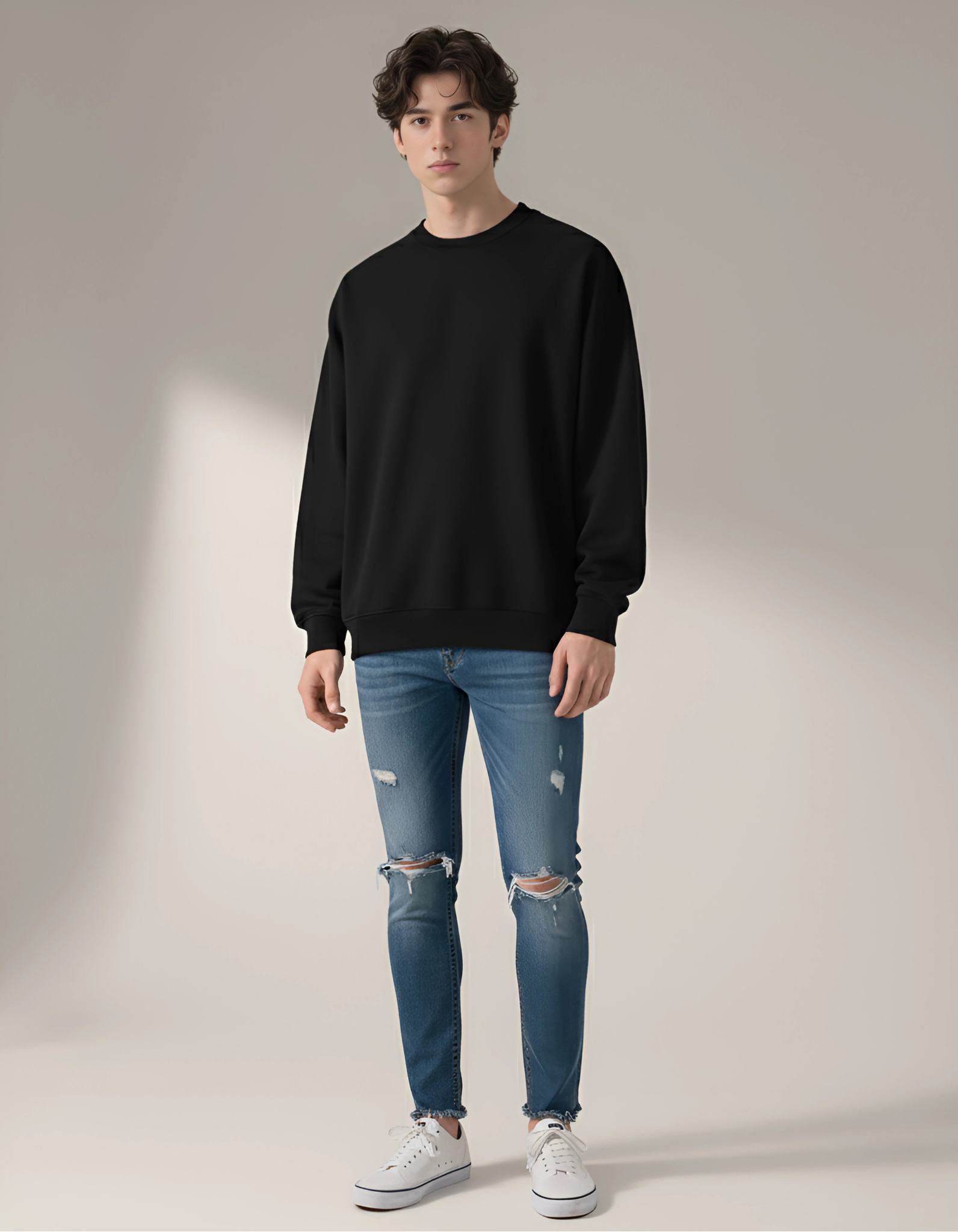 ZoroLuna Core Minimal Oversized Sweatshirt