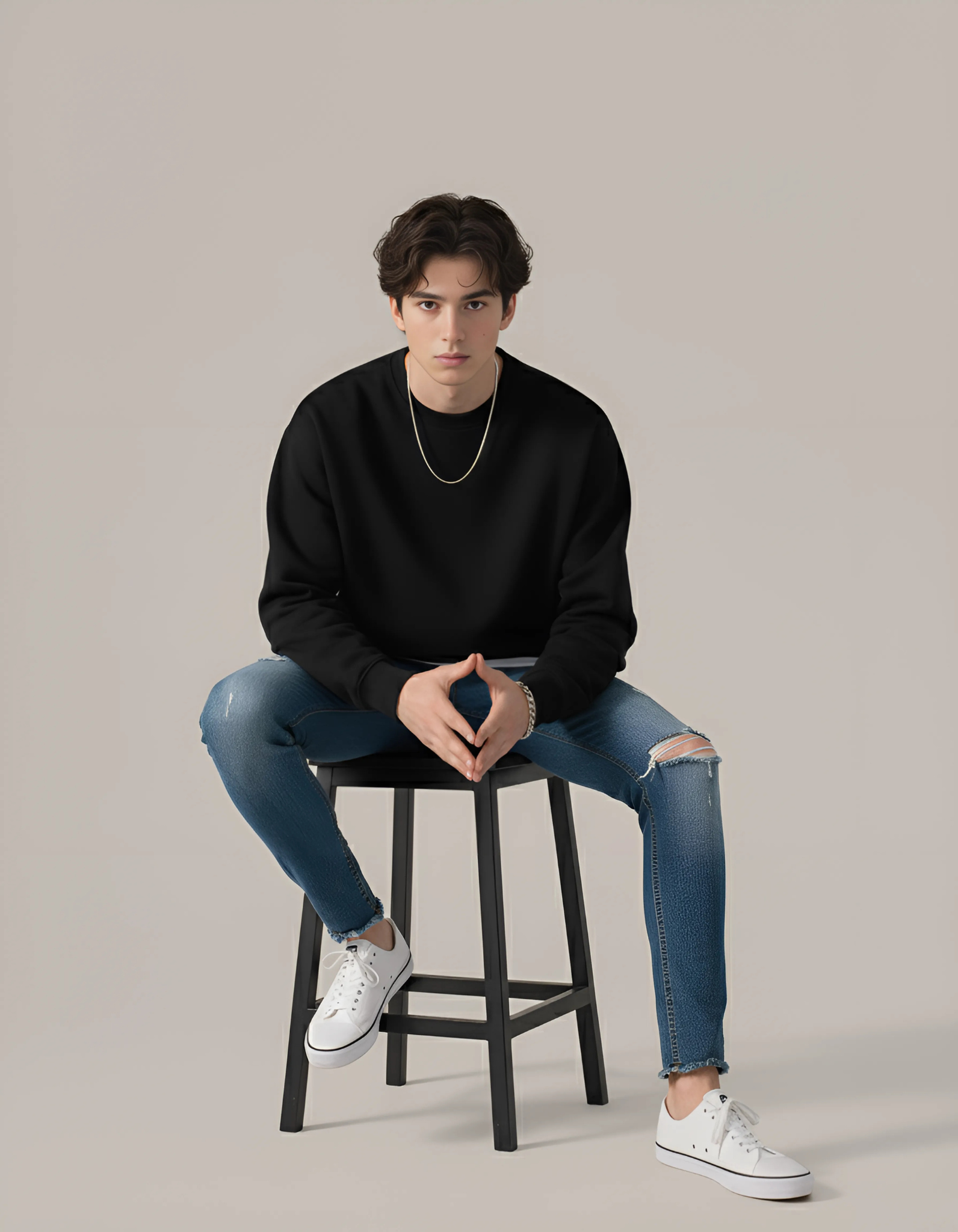 ZoroLuna Core Minimal Oversized Sweatshirt