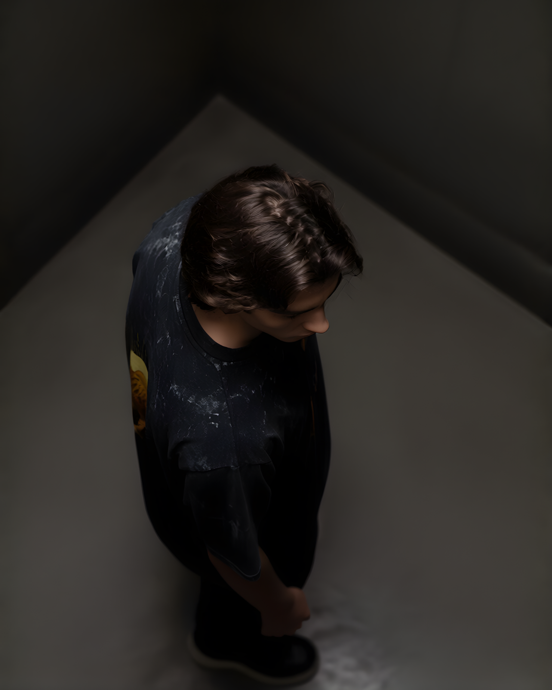 Zenitsu Agatsuma Acid-Washed Oversized Tee