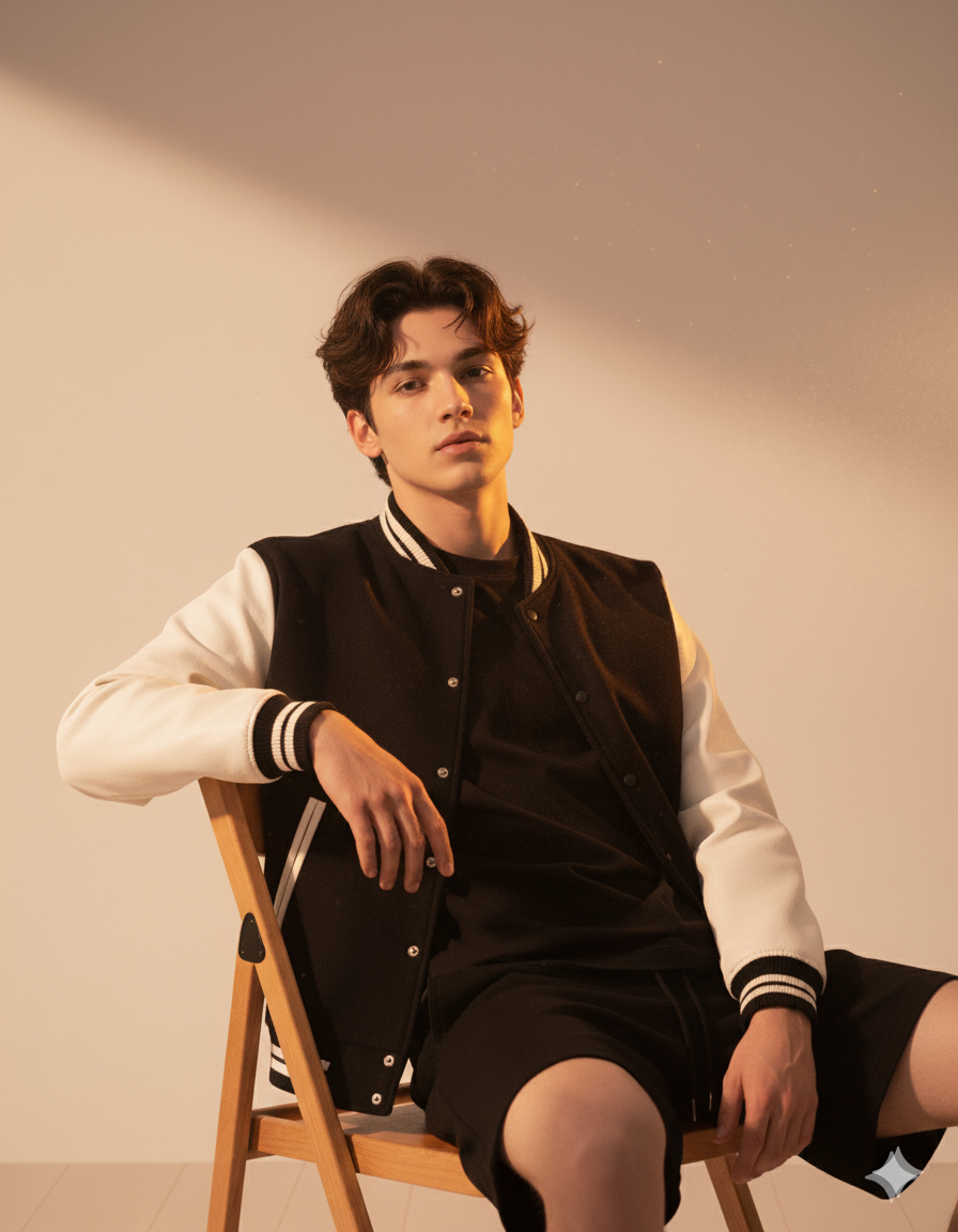 ZoroLuna Axis Varsity Jacket (PLAIN)