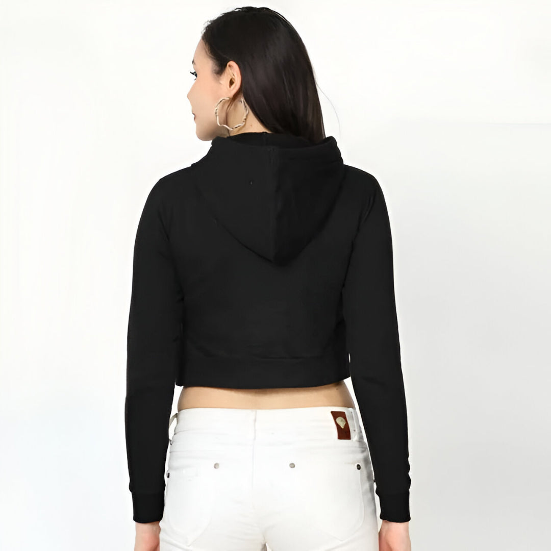 ZoroLuna Eclipse Cropped Hoodie