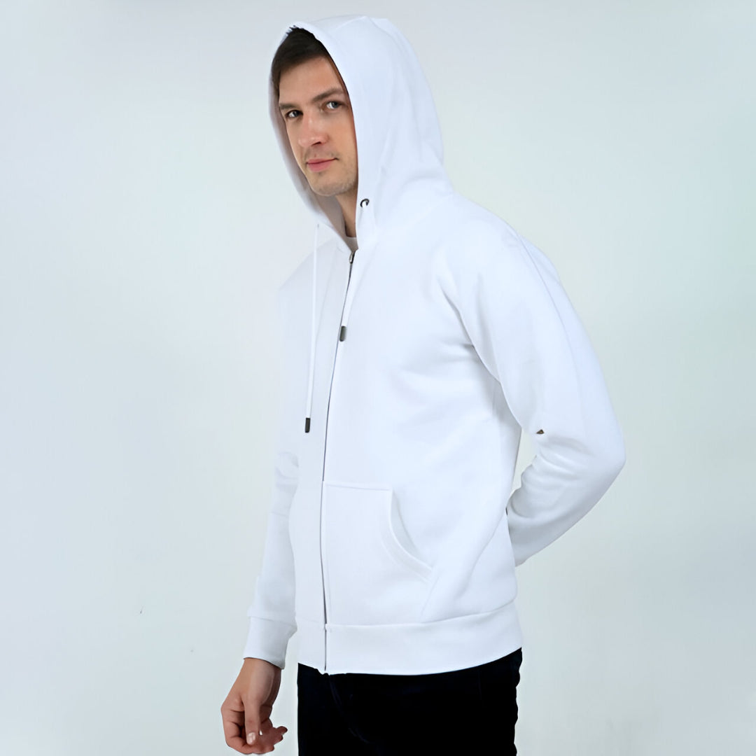 ZoroLuna Axis Minimal Zip Hoodie