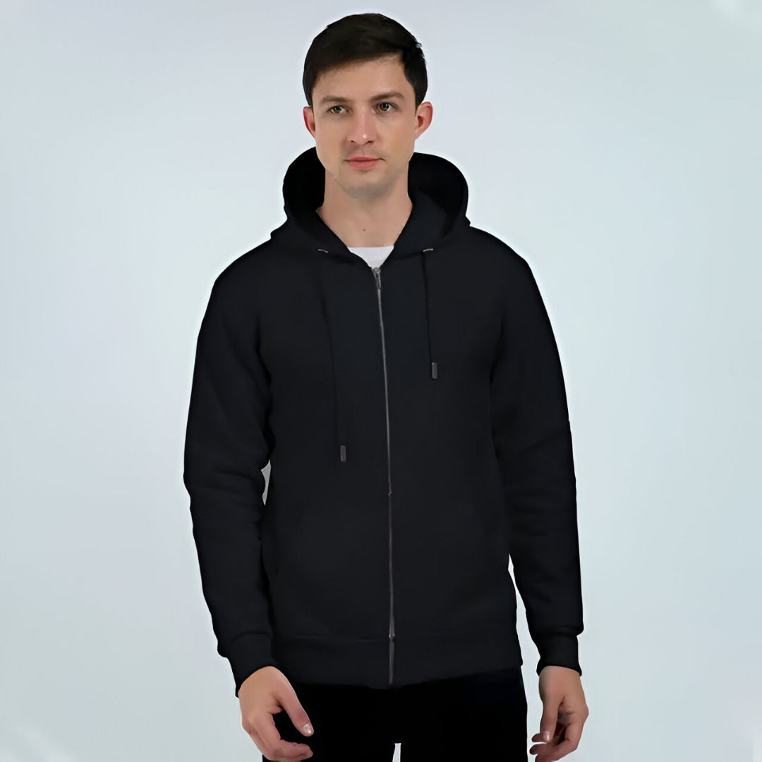 ZoroLuna Axis Minimal Zip Hoodie
