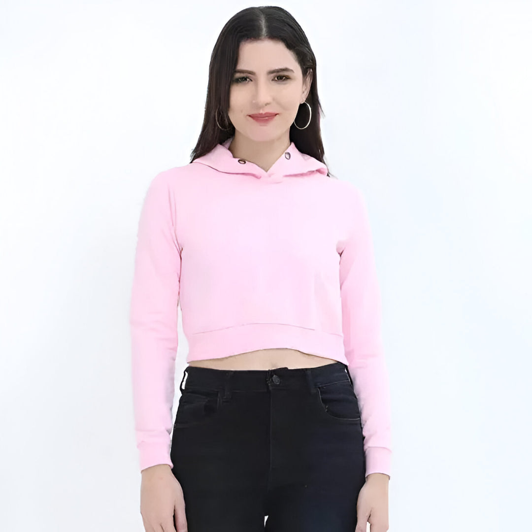 ZoroLuna Eclipse Cropped Hoodie